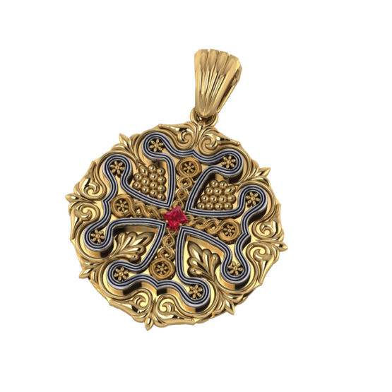 Intricate Cross Pendant